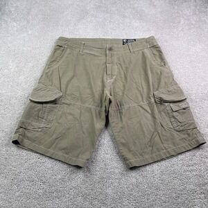 Kuhl Shorts Mens 38 Brown Ambush Cargo Vintage Patina Dye Climbing Hiking Rugged